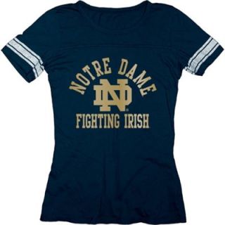 Notre Dame Fighting Irish Womens Empty Ringspun Jersey T Shirt