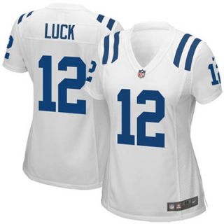 Nike Andrew Luck Indianapolis Colts Womens Game Jersey   White
