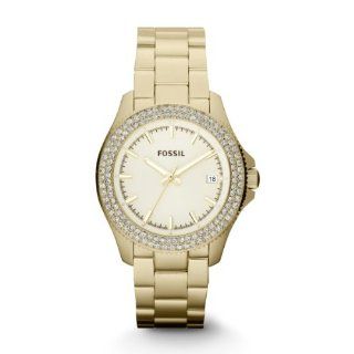 Fossil AM4453 Ladies RETRO TRAVELLER Gold Watch Watches