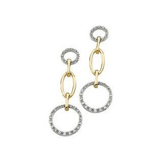 14K Yellow Gold /White Gold Pair 1/3 Ct Tw 14Ky_14Kw Diamond Earring CleverEve Jewelry