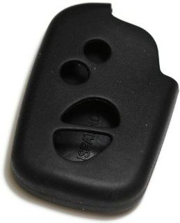 Black Silicone Key Fob Cover Case Smart Remote Pouches Protection Key Chain Fits Lexus ES350 07 13 Automotive