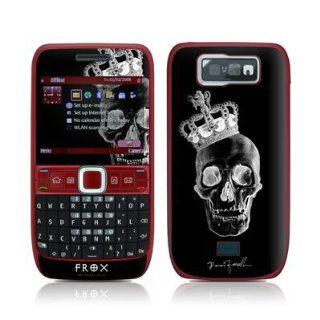Skull King Black Design Decal Skin Sticker for the Nokia E63 Cell Phone Cell Phones & Accessories