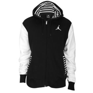 Jordan Retro 10 Accomplished Full Zip Hoodie   Mens   Basketball   Clothing   Black/White/Black