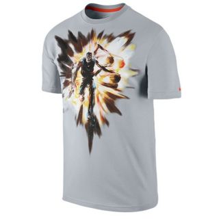 Nike KD Speed T Shirt   Mens   Basketball   Clothing   Wolf Grey/Team Orange