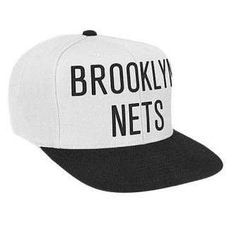 Mitchell & Ness NBA XL Logo Snapback   Mens   Basketball   Accessories   Brooklyn Nets   White