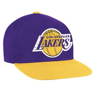 Mitchell & Ness NBA XL Logo Two Tone Snapback   Mens   Basketball   Accessories   Los Angeles Lakers   Multi
