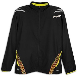 adidas F50 Woven Jacket   Mens   Soccer   Clothing   Black/Silver/Lab Lime