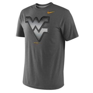 Nike College Stealth Tri Blend T Shirt   Mens   Basketball   Clothing   West Virginia Mountaineers   Charcoal