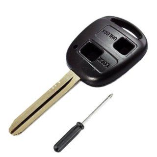 2 Buttons Key Case Shell for Toyota Rav4 Avalon Camry Corolla Echo Remote No Chips Inside CLBT/C/245/2002 DENSO1512V