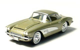 GreenLight 1961 Chevrolet Corvette 283/245 Convertible   Fawn Beige 164 Barrett Jackson Auction Block Toys & Games