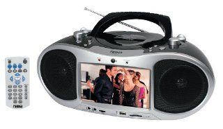 Naxa NDL 252 7" LCD Display Portable DVD Player with AM/FM Stereo Radio, USB Input, SD/MMC Card Slot & AC/DC Power Camera & Photo