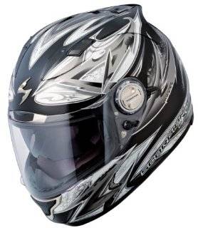 Scorpion Mens EXO 1100 Full Face Motorcycle Helmet Street Demon Silver Small S 110 2043 Automotive