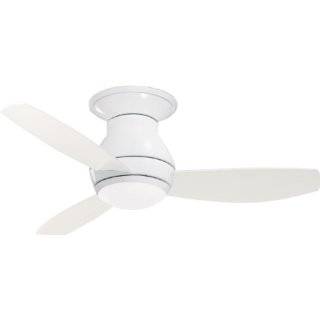 Emerson CF144WW Curva Sky Indoor/Outdoor Ceiling Fan, 44 Inch Blade Span, Appliance White Finish and All Weather Appliance White Blades    