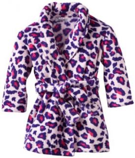 Komar Kids Girls 7 16 Leopard Too Robe, Pink, 6/6X Clothing