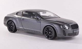 Bentley Continental Supersports, matt anthracite, LHD , Model Car, Ready made, Welly 118 Toys & Games
