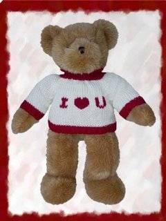 268   Sweater   I Love You Clothes for 14"   18" Stuffed Animals and Dolls Toys & Games