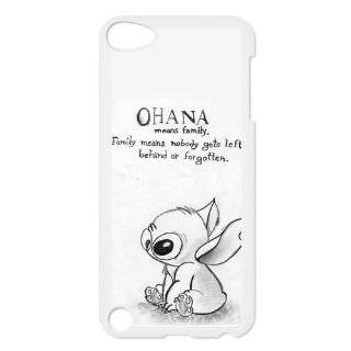 HOT Selling Funny Cute OHANA & Classic Family Quote Phone Case for APPLE iPod Touch 5th Generation Best Durable Hard Plastic Case   White 0550970052580 Books