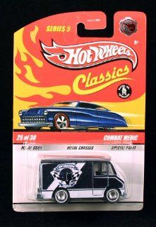 (Foil Chase Piece) COMBAT MEDIC w/ REAL RIDER RUBBER TIRES #25 of 30 Hot Wheels Classics 164 Scale Die Cast Vehicle Toys & Games