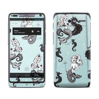 Vintage Mermaid Design Protective Decal Skin Sticker (Matte Satin Coating) for Motorola Droid Razr M Cell Phone Cell Phones & Accessories