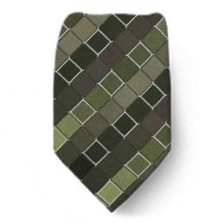 KC 362   Olive   Brown   Kenneth Cole Reaction Mens Silk Necktie Clothing