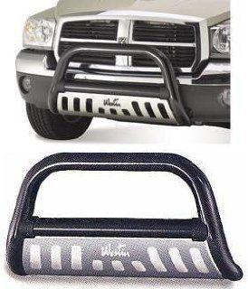WESTIN 32 1365 Ultimate Bull Bar; 3 in. Dia.; Black; w/Stainless Steel Skid Plate; Tow Hooks Must Be Removed; Automotive