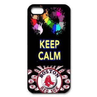 Custom Boston Red Sox Personalized Cover Case for iPhone 5 5S LS 384 Cell Phones & Accessories