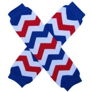 Red White Blue Chevron Stripe   Leg Warmers   One Size   Baby, Toddler, Girl or Boy Clothing