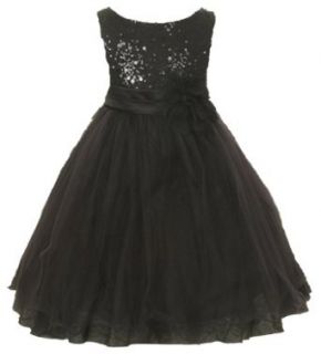 Kids Dream Girl's Tulle Fancy Party Dress with Sparkles Clothing