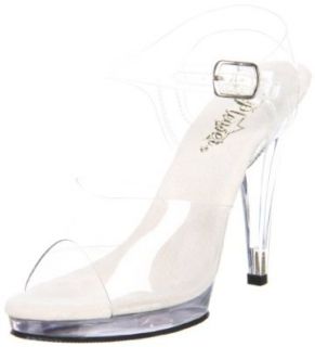 Pleaser Women's Flair 408/C/M Ankle Strap Sandal Shoes