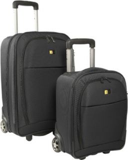 Caselogic 2 Piece Lightweight Nested 22" Upright Roller Luggage Set, Black, One Size Clothing