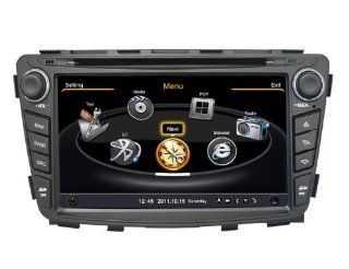 SDB Car DVD Player With GPS Navigation(free Map) For Hyundai Verna Solaris 2010 2011 Audio Video Stereo System with Bluetooth Hands Free, USB/SD, AUX Input, Radio(AM/FM), TV, Plug & Play Installation  In Dash Vehicle Gps Units 