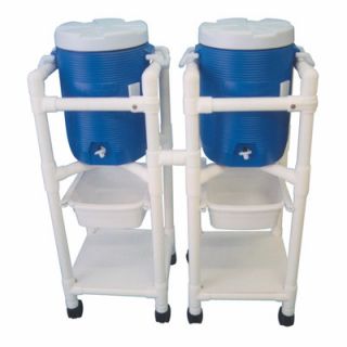 MJM International Hydration Cart with 5 Gallon Water Cooler