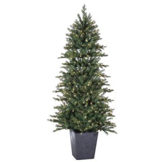 Natural Cut Lenox Pine Christmas Tree with 350 Clear Lights with