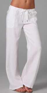 Juicy Couture Basic Linen Drawstring Pants