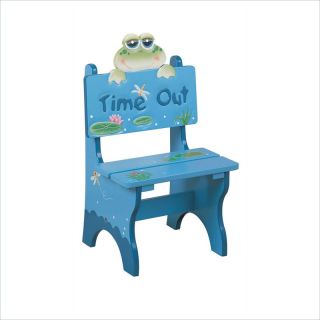 Teamson Kids Froggy Hand Painted Kid Time Out Chair   W 5714F