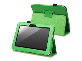 Leather Case with Stand Compatible With  Kindle Fire HD 7 inch (2012 Version), Green