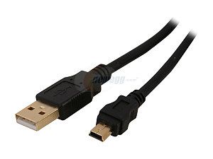 PPA 7758D 6 ft. USB 2.0 A/ Mini B Extension Cable M M