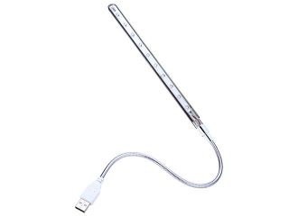 Bright 10 LED Flexible USB Light Desk Lamp for Laptop Desktop