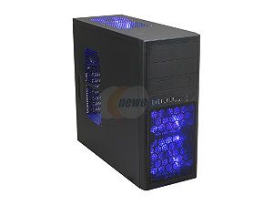 Rosewill LINE GLOW ATX Mid Tower Computer Case,Dual  USB 3.0,come with Four Fans,Support up to 7 Fans