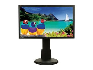 ViewSonic VP2365 LED Black 23" 6ms Pivot, Swivel & Height Adjustable Widescreen LCD Monitor 250 cd/m2 DC 20,000,000:1 (1,000:1)