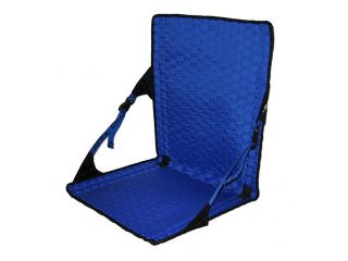 Crazy Creek HEX 2.0 LongBack Chair, Black/Royal Blue