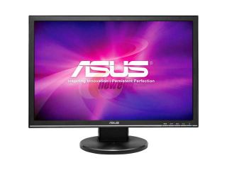 Refurbished ASUS VW22AT CSM Black 22" 5ms Widescreen LED Backlight LCD Monitor Manufacture Recertified 250 cd/m2 50,000,000:1 Built in Speakers