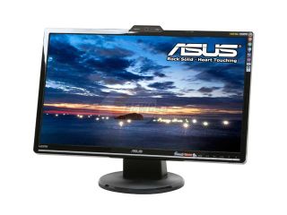 ASUS VK246H Black 24" 2ms(GTG) HDMI Widescreen LCD Monitor 300 cd/m2 DC 1000:1 (ASCR 20000:1 ) Built in Speakers  w/ 1.3m Pixel Webcam