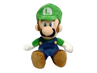 Nintendo Super Mario Bros. Wii Plush Luigi 8"