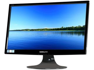 HANNspree By Hanns G HF225DPB Black 21.5" 5ms  Full HD WideScreen LCD Monitor w/Speakers 250 cd/m2 X Contrast 30,000:1 (1000:1)