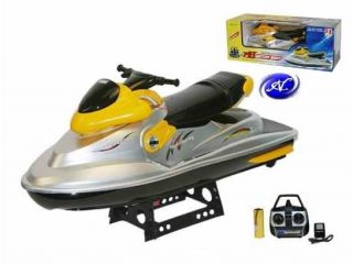 Double Horse 22" RC Remote Control Jet Ski Seadoo Waverunner RC Boat MB03 Yellow