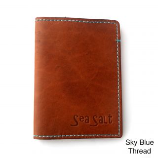 Sea Salt Genuine Leather Passport Case