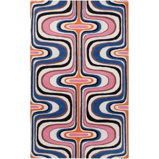 Tepper Jackson Hand tufted Contemporary Multi Colored Swirl Dreamscape Wool Abstract Rug (8 X 11)