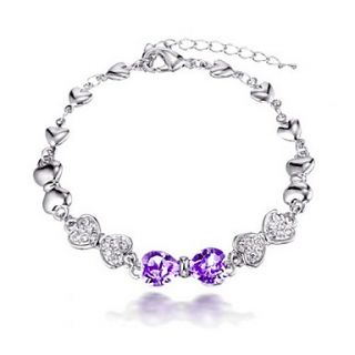 Alloy With Crystal / Rhinestone Womens Bracelet (More Colors)