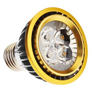 E27 4.5W 4 LED 270 330LM 3000K Warm White Light LED Spot Bulb (110 240V)
